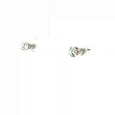 14k White Gold 1.00ct G VS2 Round Diamond Stud Earrings